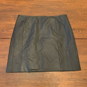 Faux Leather Skirt
